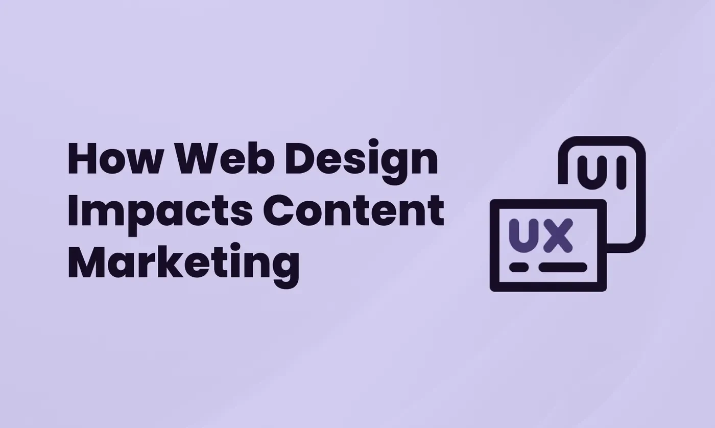 How web design impacts content marketing - banner