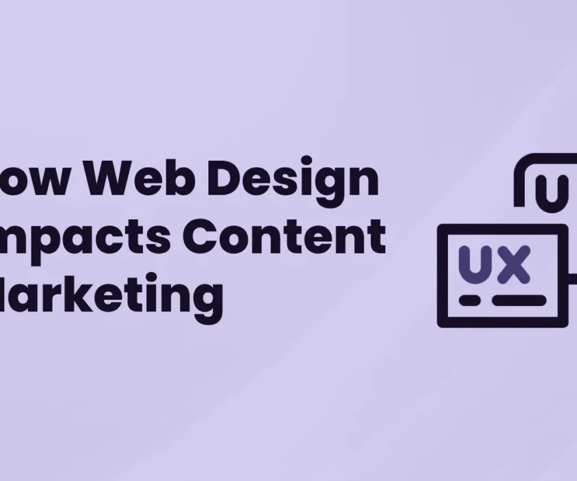 How web design impacts content marketing - banner