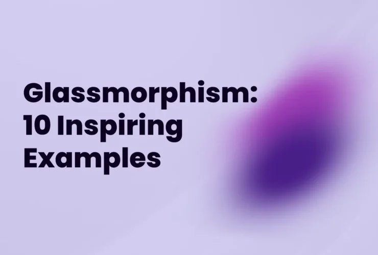 Glassmorphism examples (banner)