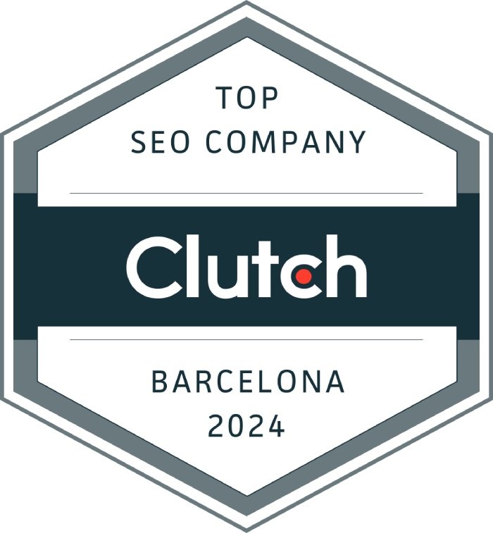 Top SEO company Barcelona, Clutch badge