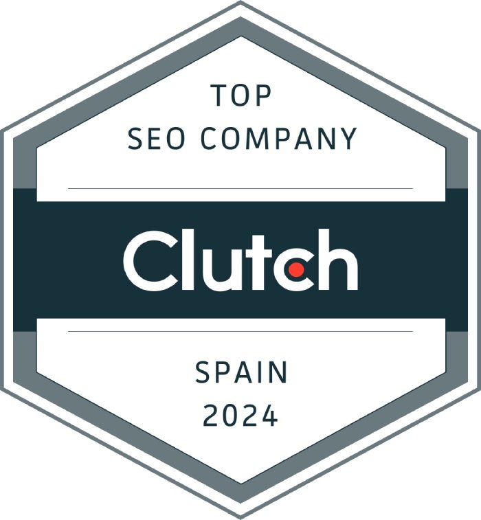 Top SEO company Spain, Clutch badge