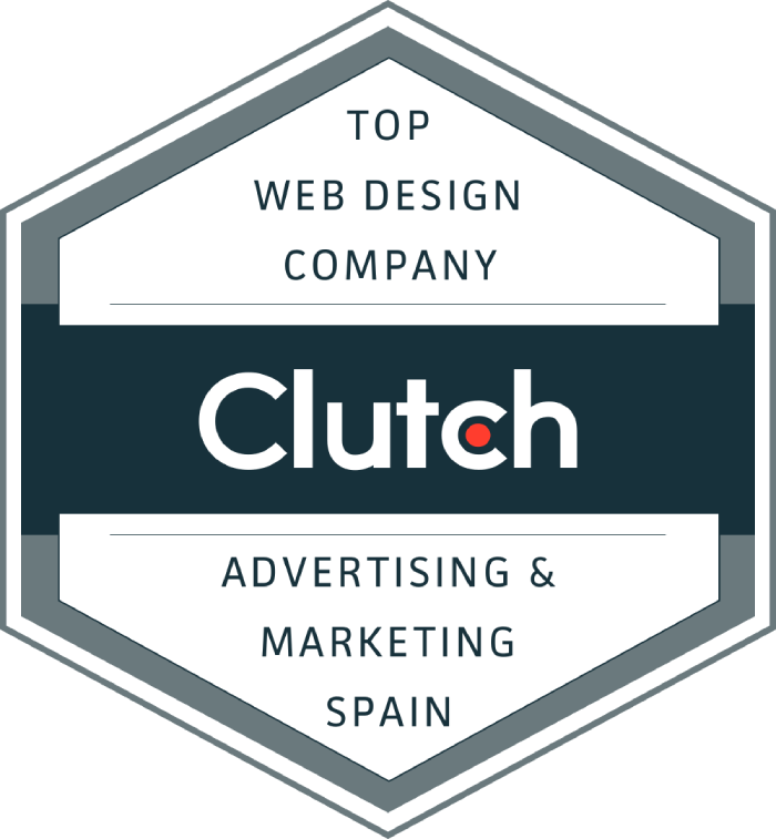 Top Web Design company Spain, Clutch badge