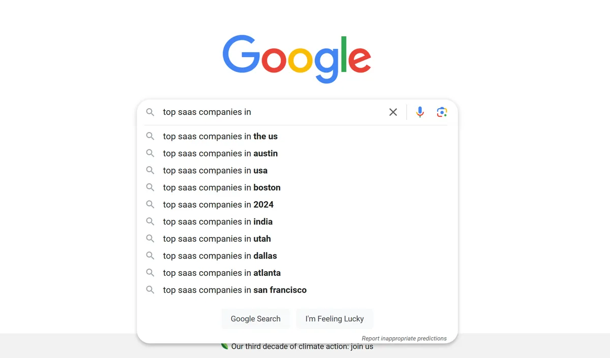 Google search