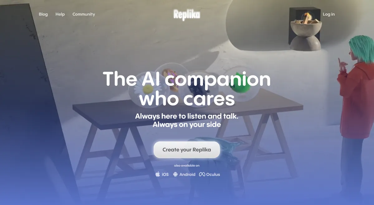 Replika AI chatbot