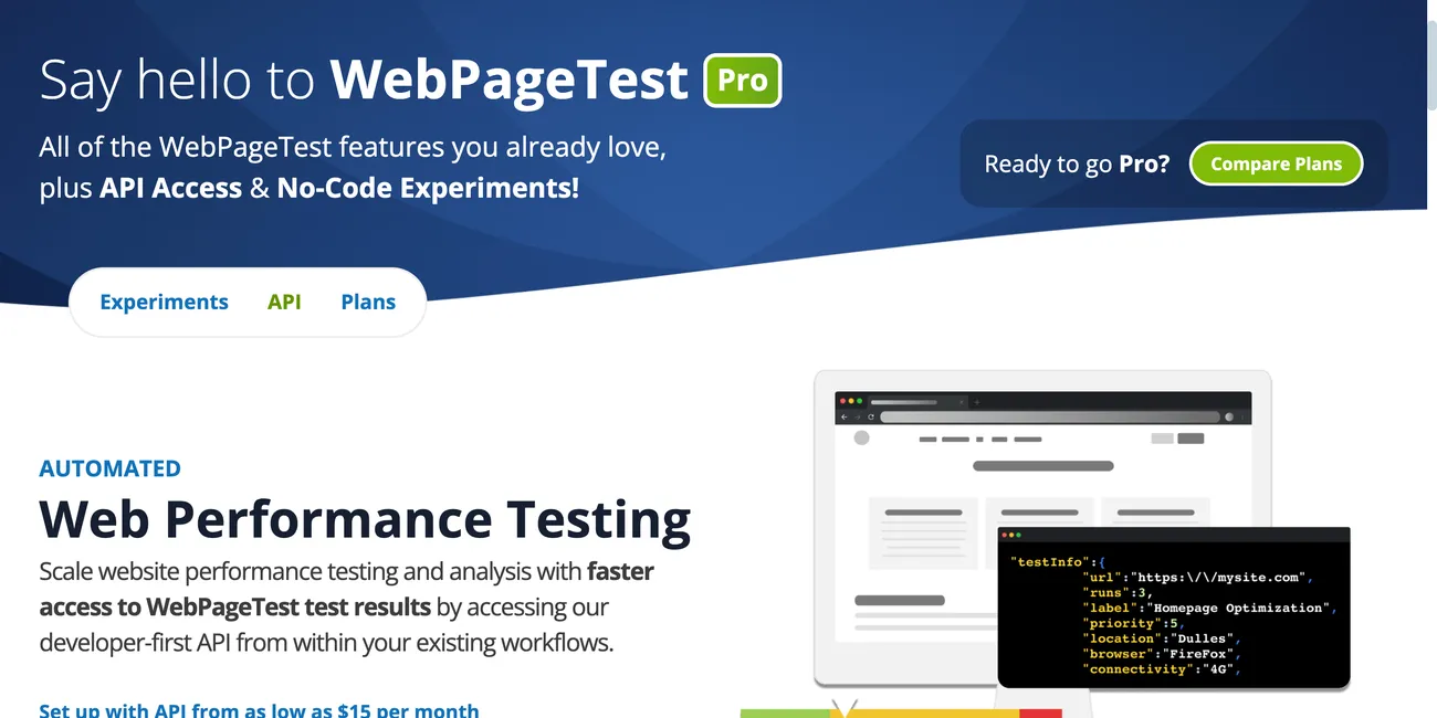 How to Check Page Speed in Bulk: Top 8 Tools For 2025 WebPageTest Bulk Tester Github screenshot